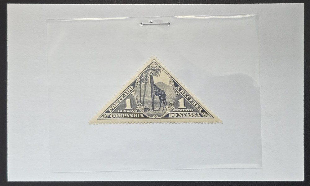 Nyassa - 1911 Scott J2 Giraffe 1 Centavo Triangular Postage Due - Stamp