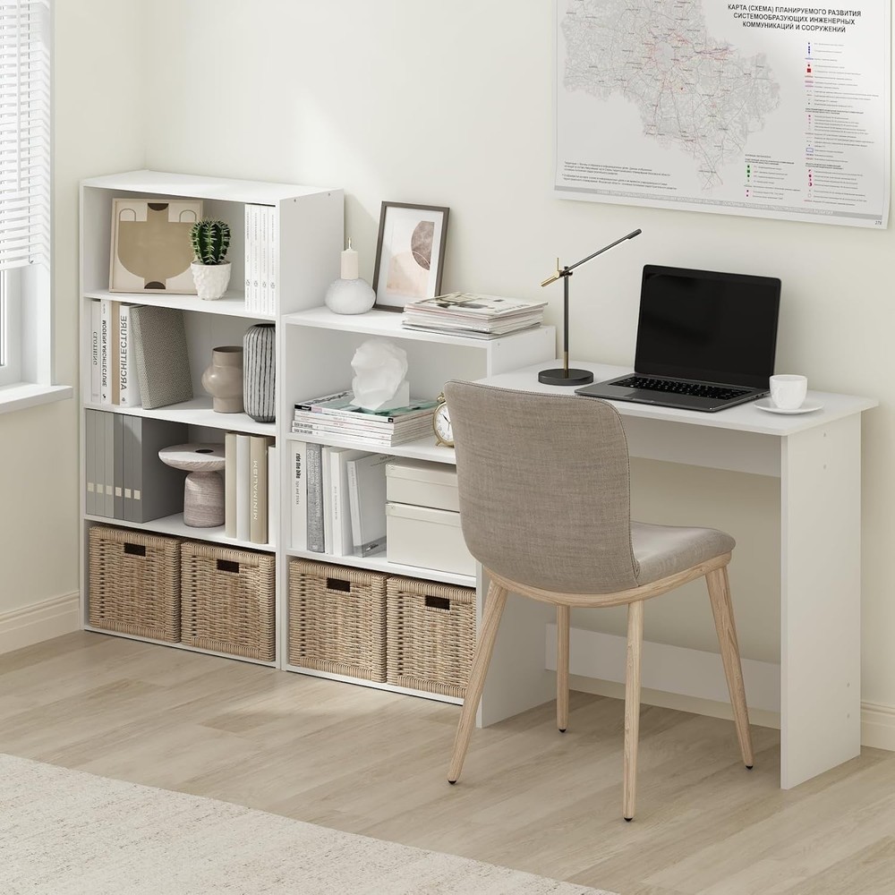 Simplistic Study Table White