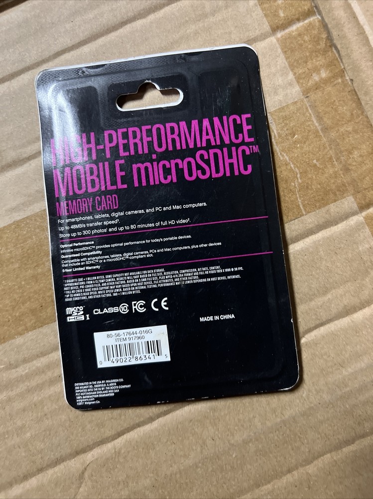 ⚡Infinitive High Performance Mobile microSDHC Memory Card 16GB