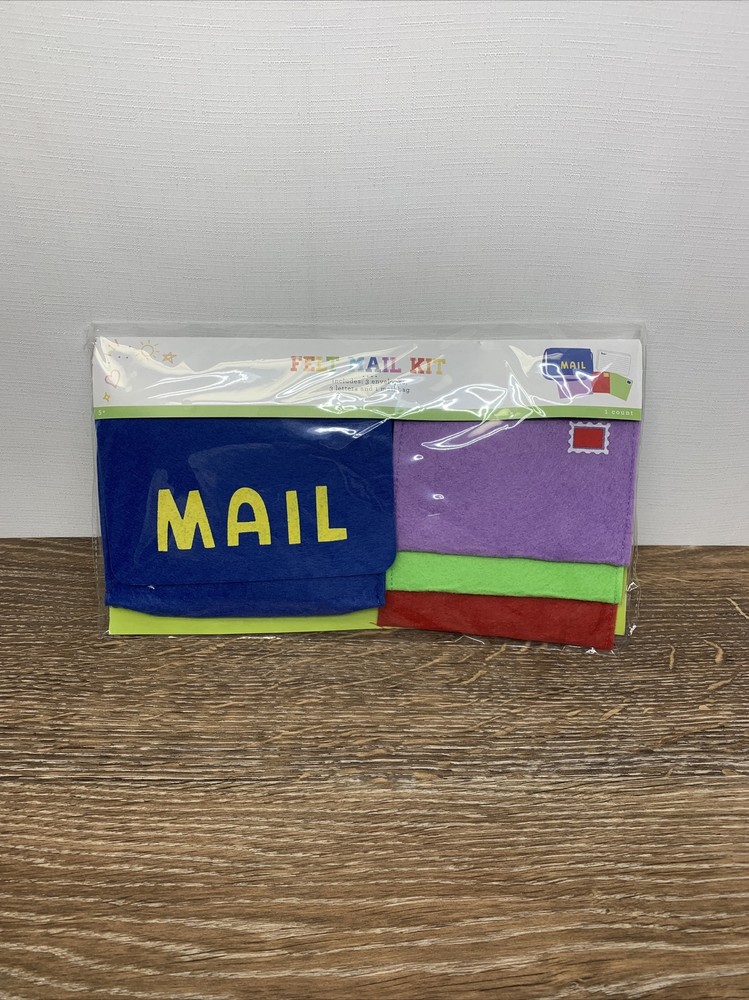 NEW Pretend Felt Mail Kit Post Office Postal Worker Mailman Letters Target