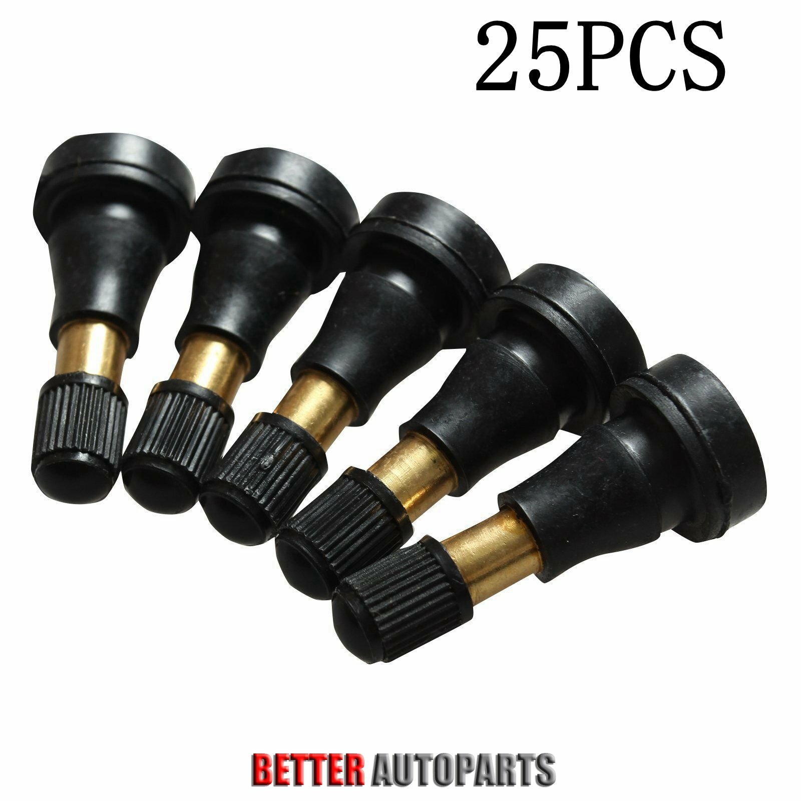 25 LOT TR-600 HP TR600HP HIGH PRESSURE SNAP-IN TIRE WHEEL VALVE STEMS