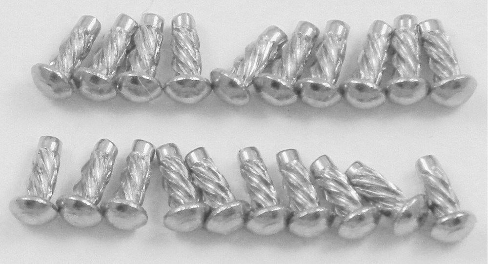 20 Replacement U-Drive Rivets For Restoration and Custom Projects - Hot Wheels