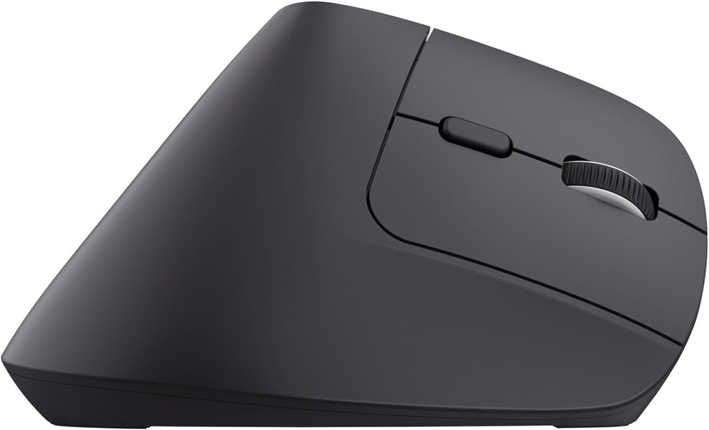 Trust Bayo+ Rechargeable Vertical Mouse Bluetooth + RF 2.4GHz, Ergonomic Mouse,