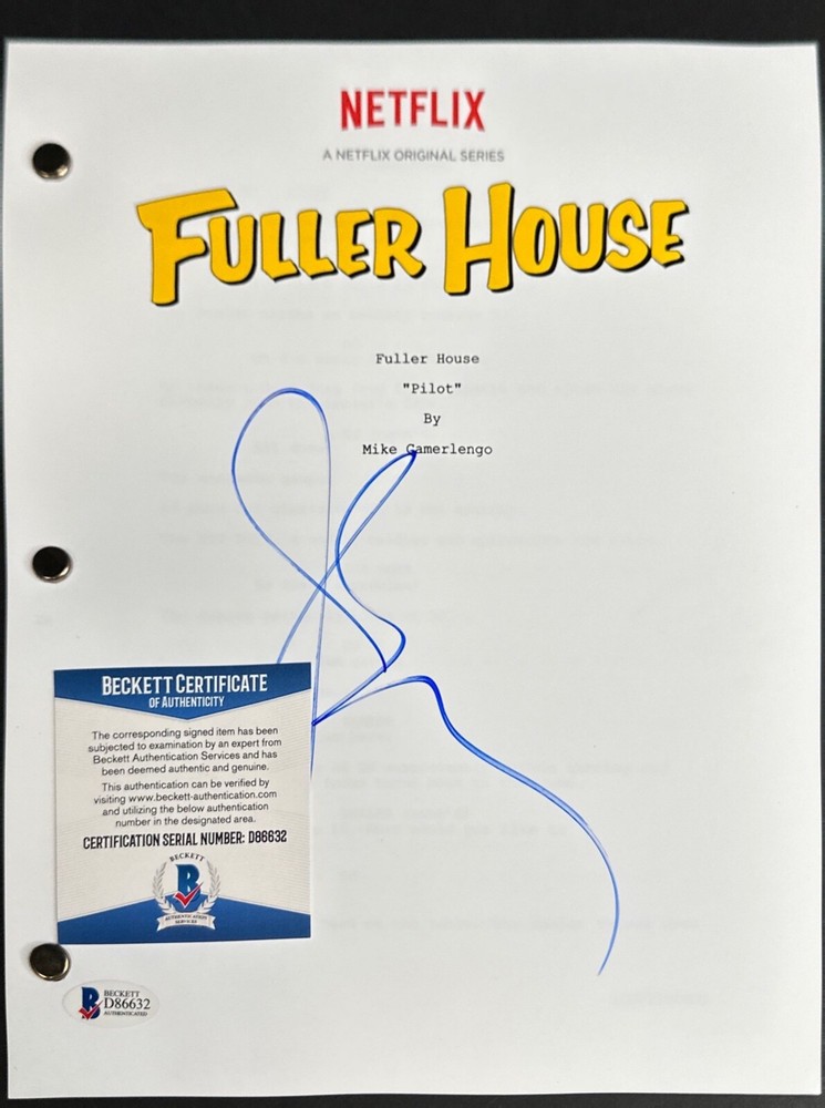 John Stamos Signed Pilot 'Fuller House' Full Script BAS B86632