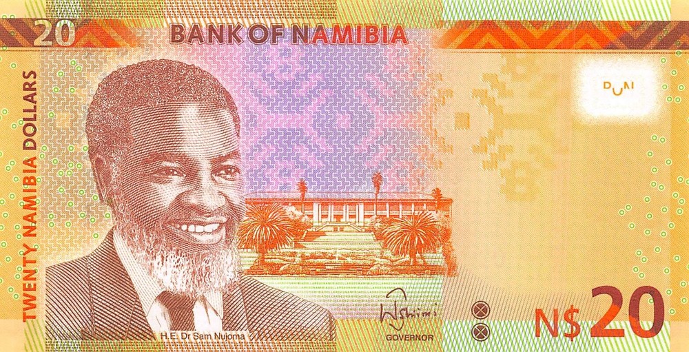 Namibia $20 2018 P 17b Series E Uncirculated Banknote TX13
