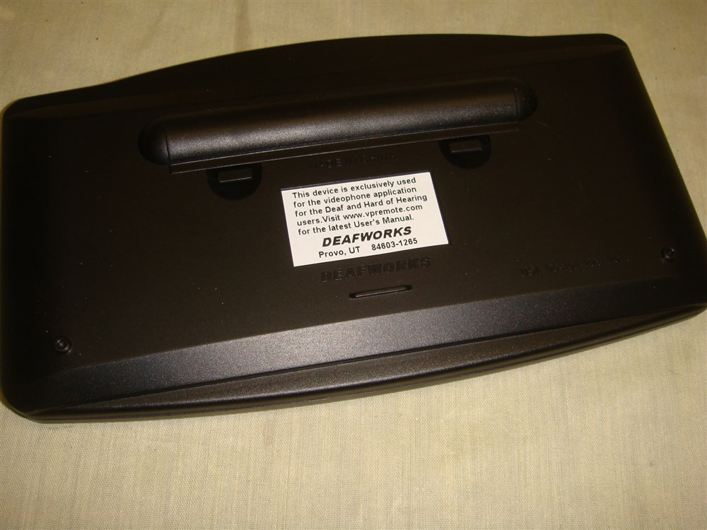 DEAFWORKS VP VIDEOPHONE REMOTE CONTROL - LOOK!