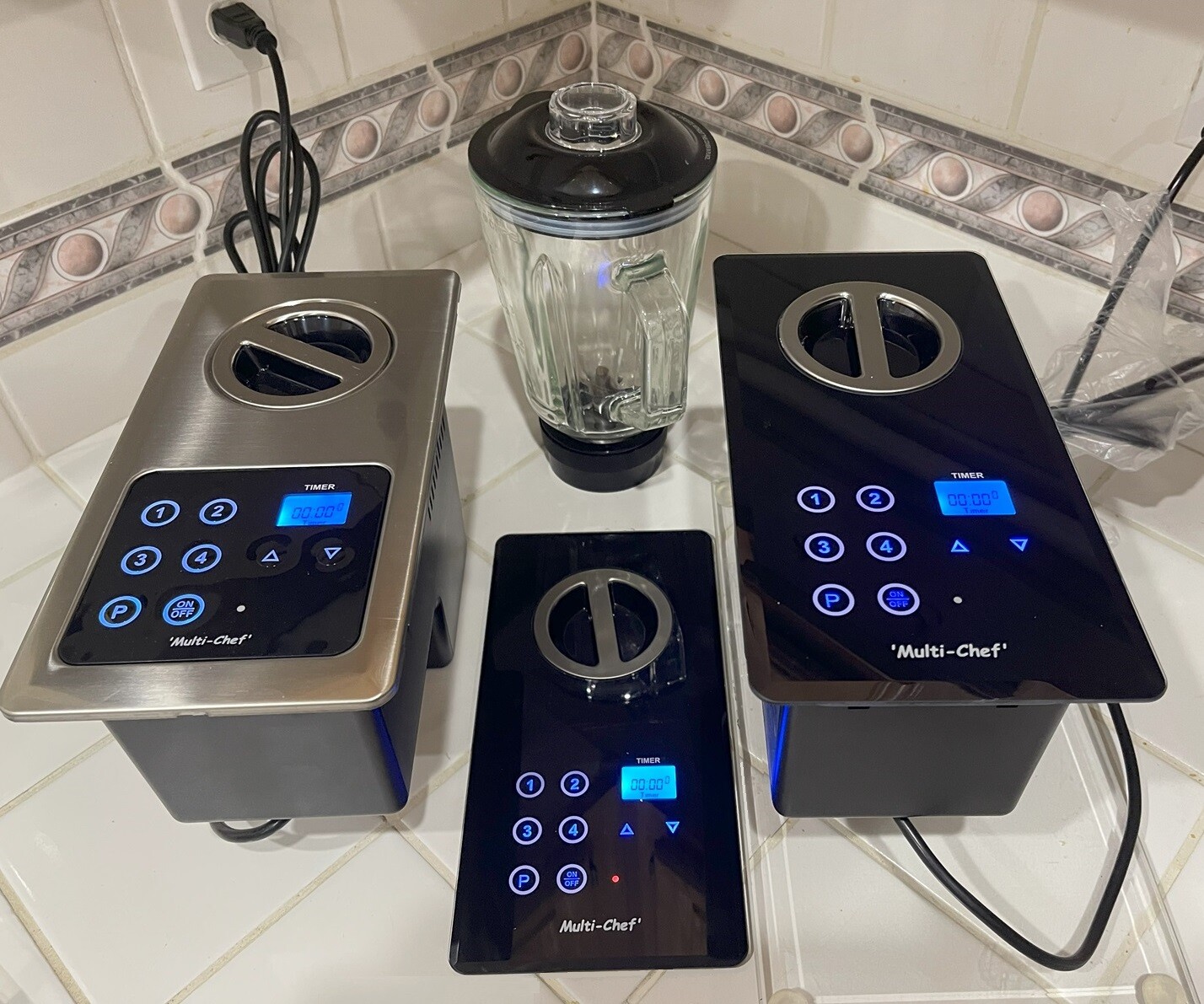 In Counter Blender & Food Processor (Nutone Food Center) w 1000W Drop-in Motor