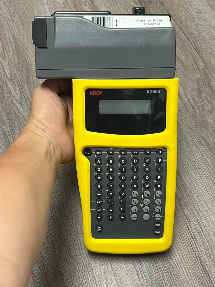 KROY K2500 Industrial Label Printer Wire Marker Machine AS-IS Untested