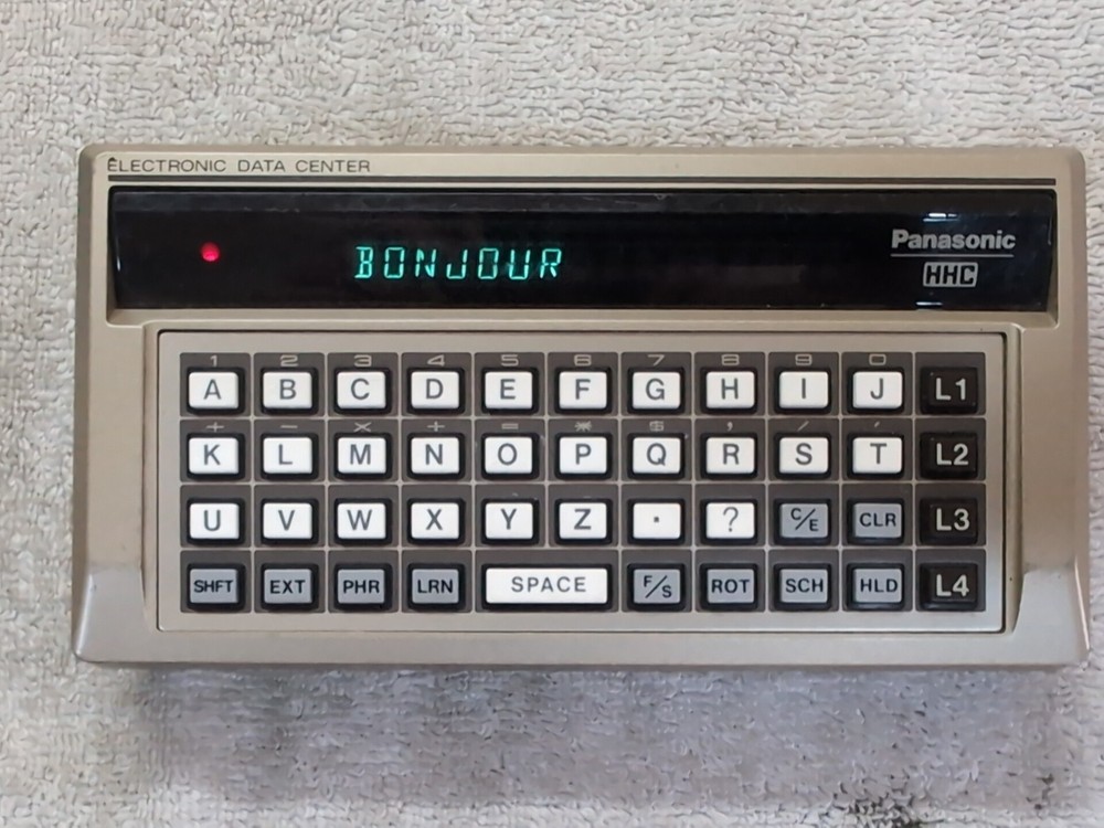 TESTED Panasonic HHC RL-T500 Electronic Data Center Pocket Translator Computer