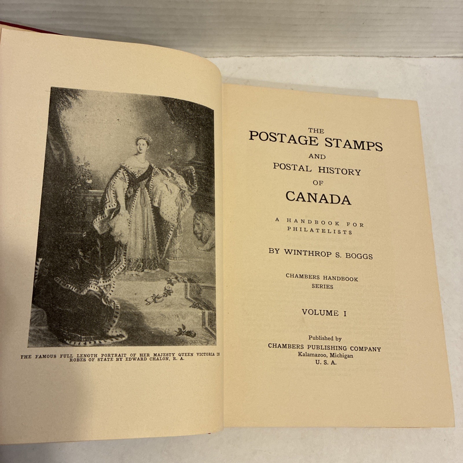 Canada Stamps and Postal History Book, Winthrop S. Boggs 1945 Edition, 2 Volumes