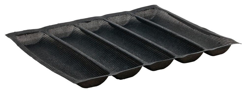 5-Roll Bread Form, 18" x 13", Silicone (12 Each)