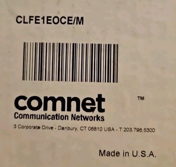 Comnet CopperLine CLFE1EOCE/M Single Channel Ethernet-Over-Copper Extender *NEW*