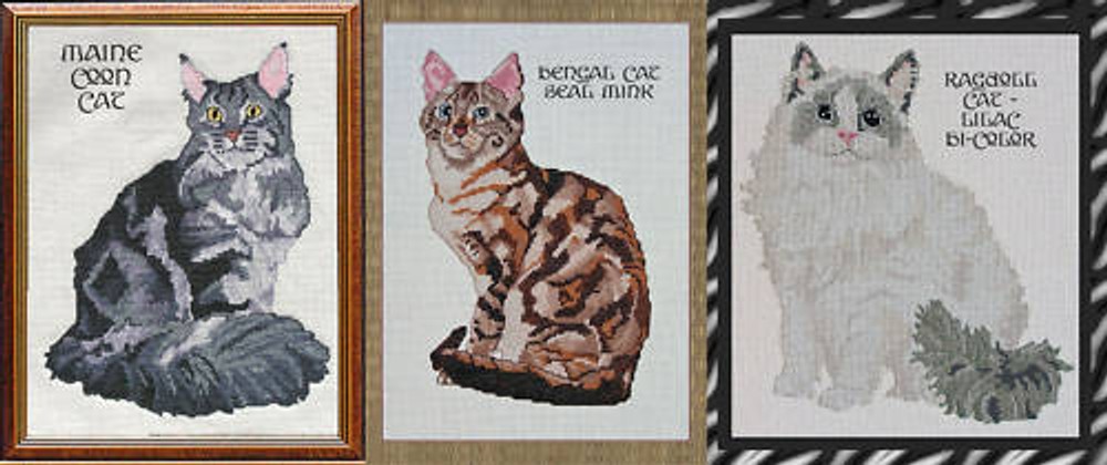 CAT COUNTED C ROSS-STITCH PATTERNS