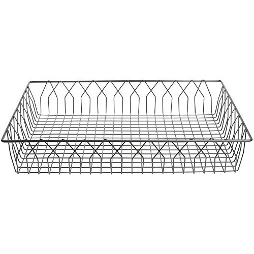 HUBERT® Wire Display Basket Pastry Tray Bakery Basket Rectangular Nickel