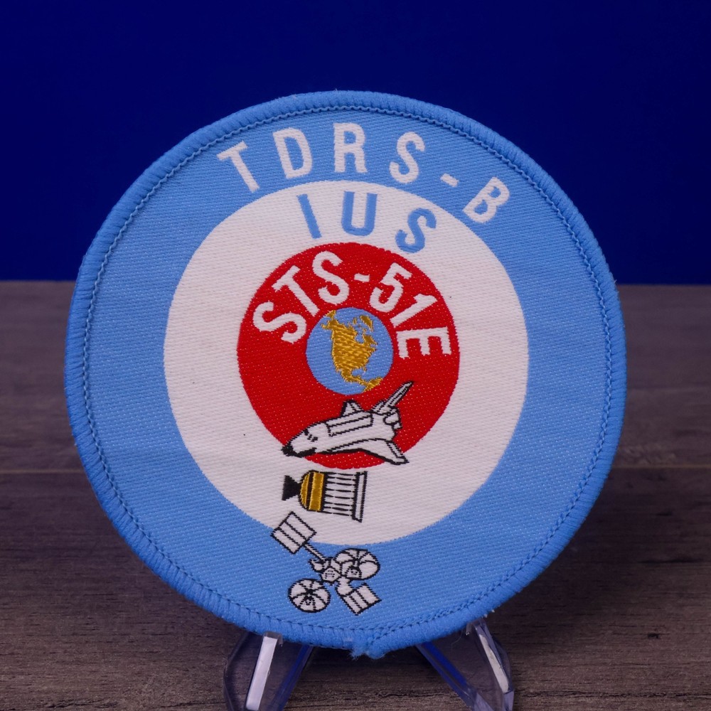 Original NASA Space Shuttle STS-51E TDRS-B Payload Mission Patch