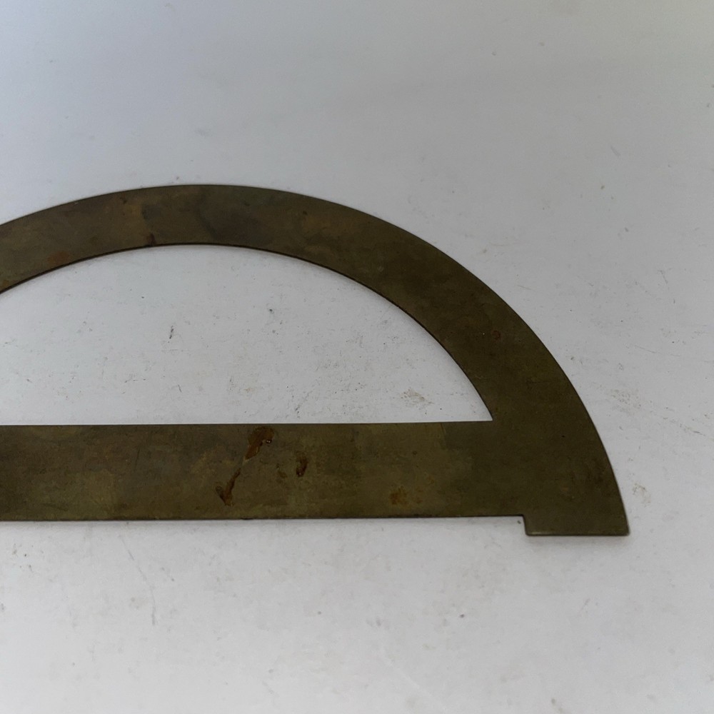 Vintage Brass Drafting Mechanical Protractor