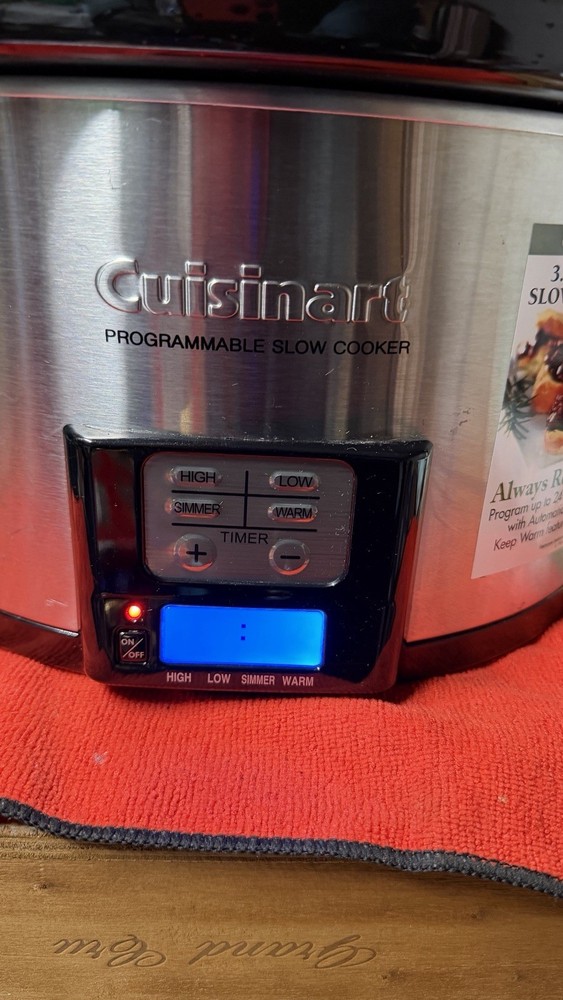 Cuisinart 3.5 Qt Programmable Slow Cooker Stainless Steel Tested