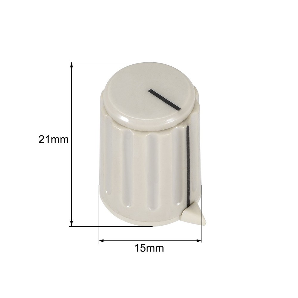 4pcs, 4mm Potentiometer Control Knobs For Electric Guitar Volume Tone Knobs Gray