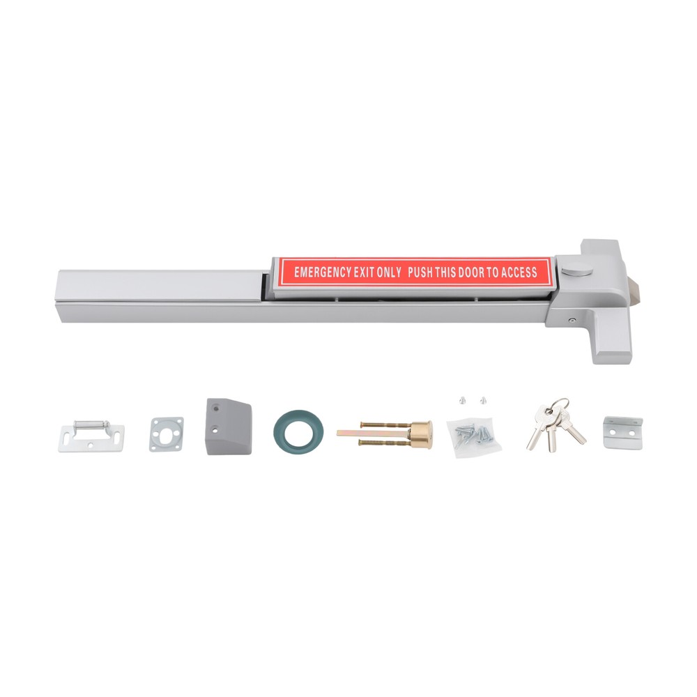 Safety Exit Lock Emergency Exit Device Door Push Bar Hardware Latches 25.59 inch