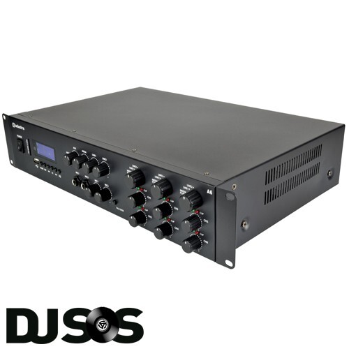 ADASTRA A6 Multi Zone 6X 200W Stereo Amplifier With Bluetooth USB SD FM Install