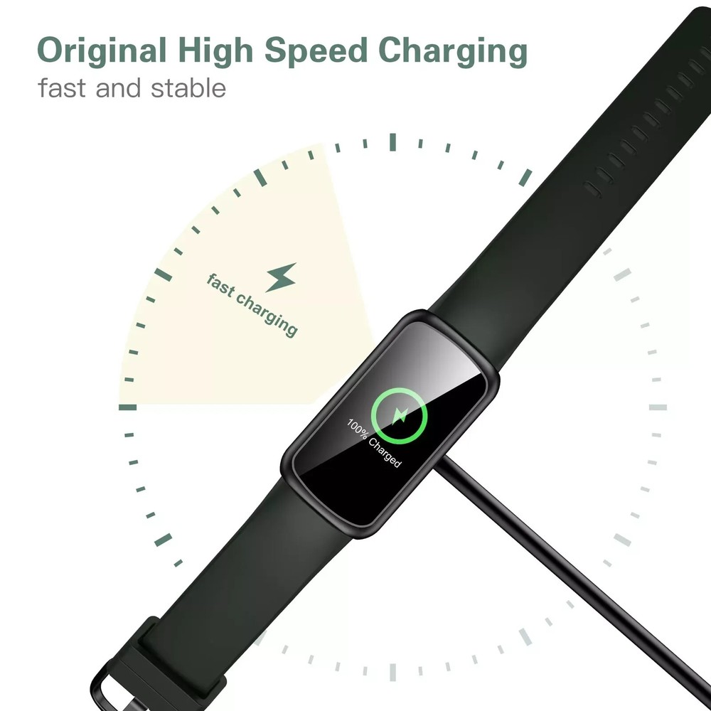 Mixblu Charger Cable Replacement for Fitbit Inspire 3 (2 Pack/3.3Ft)