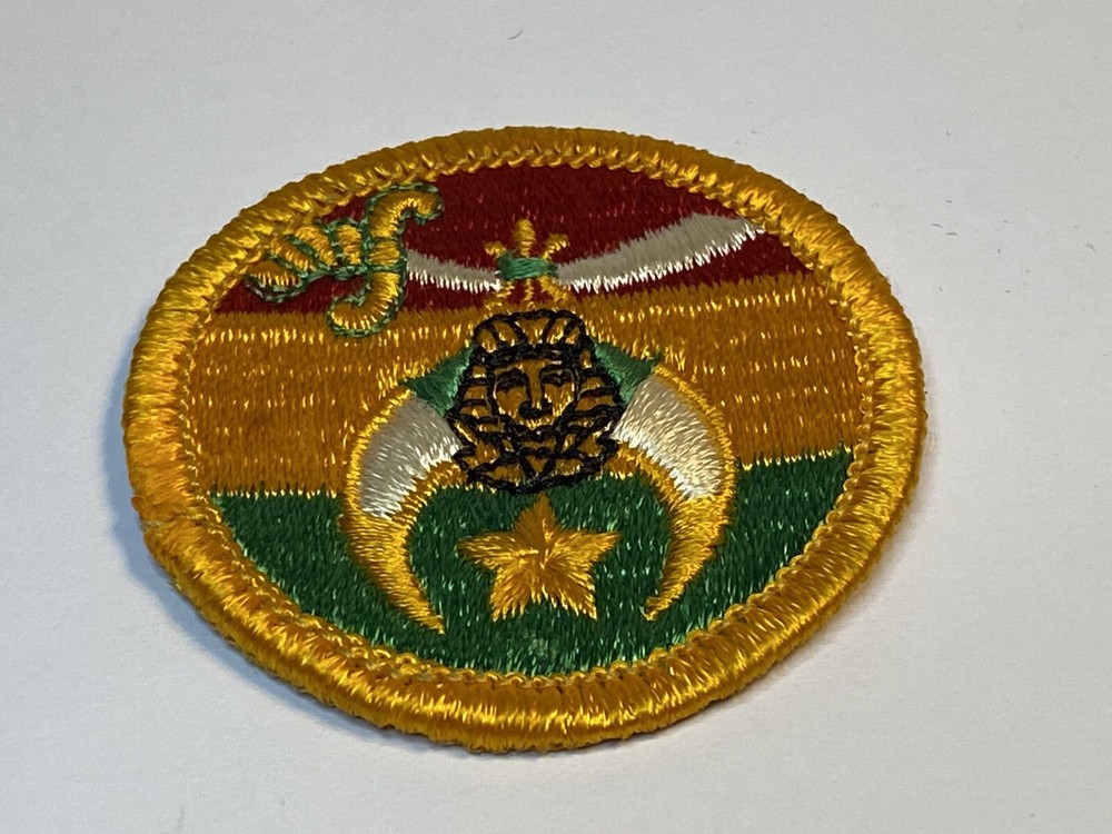 Masonic Shrine Pin Clips Patch Pat Pend