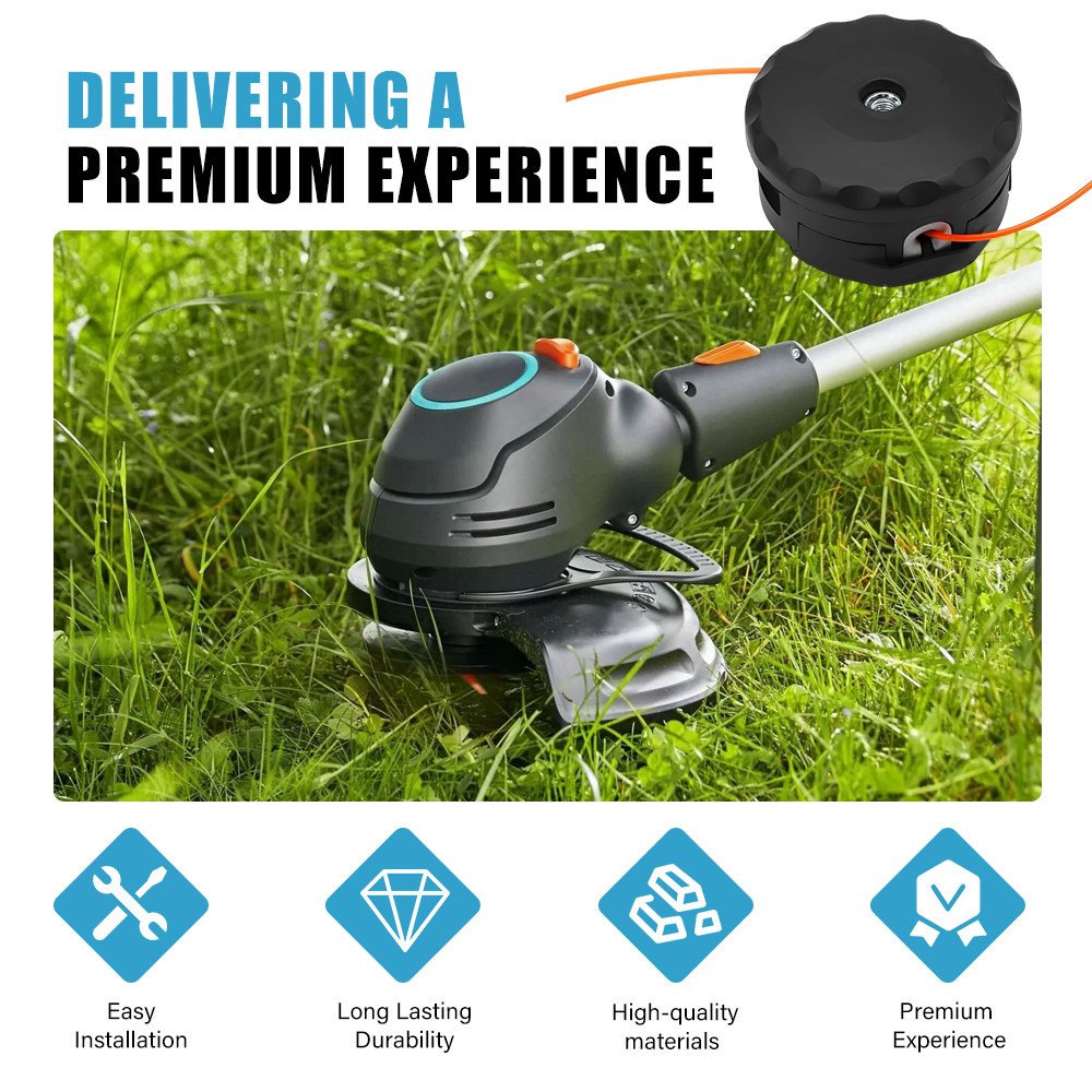 Speed Feed 400 Trimmer Head For Echo SRM-225 SRM-230 SRM-2620 Weed Eater Black