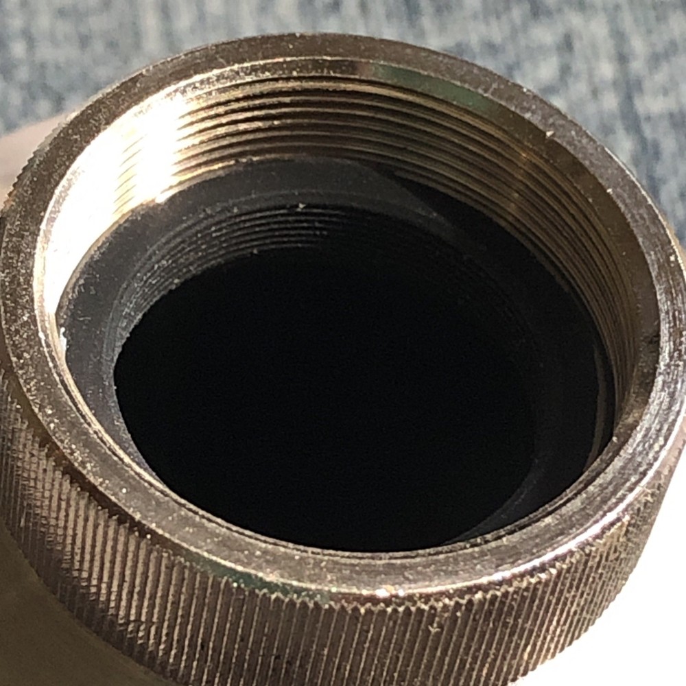 Generic Microscope Reverse C-Mount Camera Adapter 1.0X Female Threads ISO 38mm