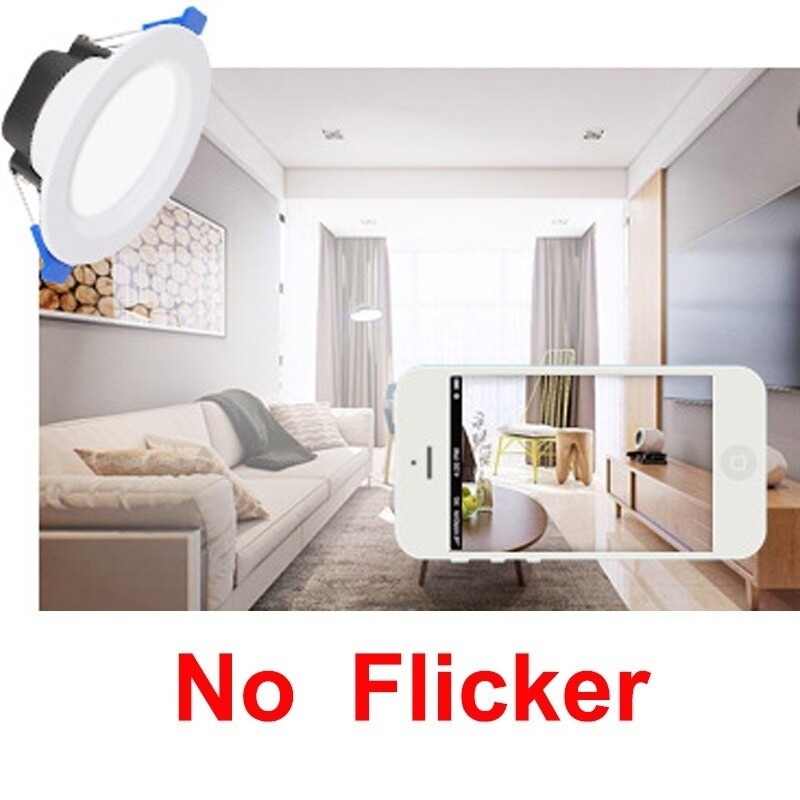 20/60Pack 7W Dimmable Downlight LED Recessed Ceiling Light Panel Spotlight Lamp