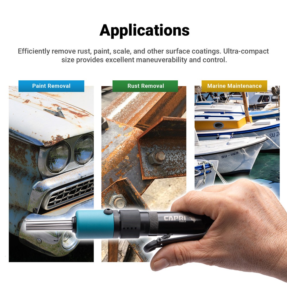 Capri Tools Mini Air Needle Scaler