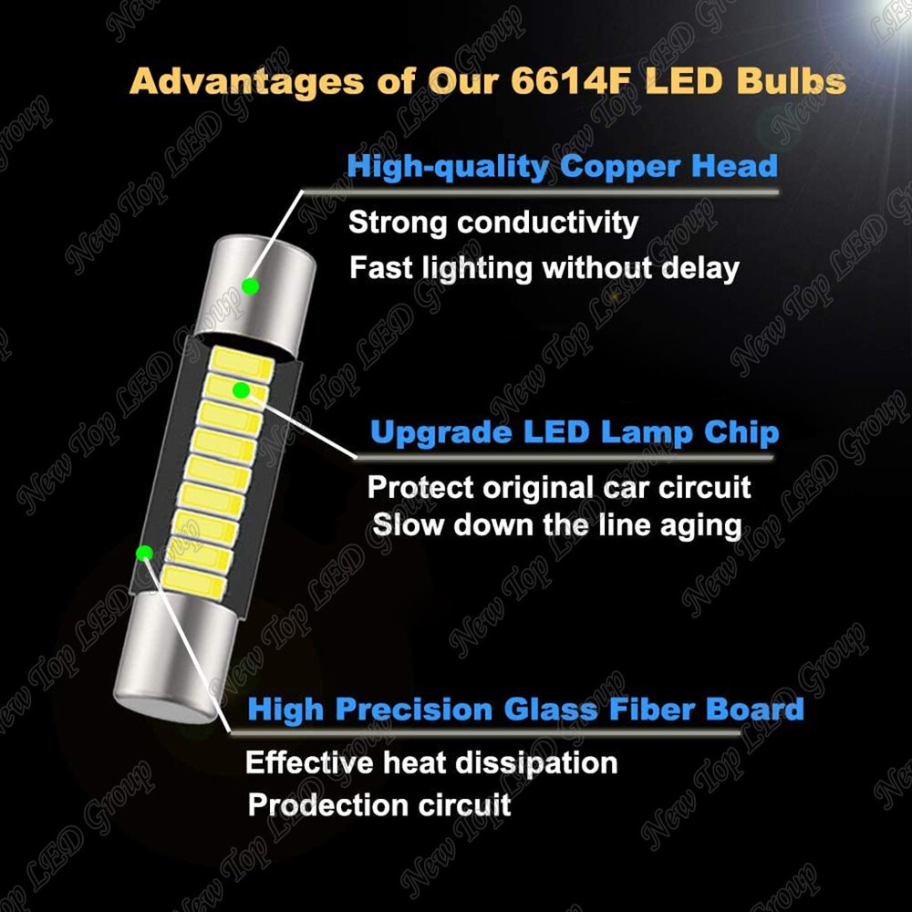 White Interior LED Lights Package Kit for Subaru Impreza WRX STI 2015-2020 2021