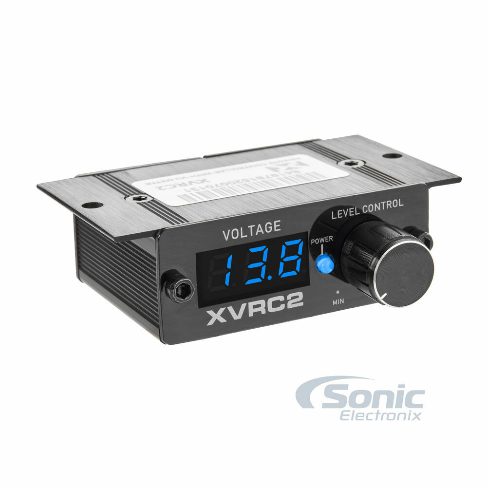NVX XVRC2 Universal Remote Level Controller/Bass Knob with Digital Voltmeter