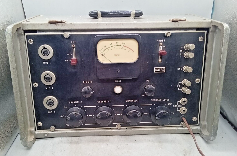Gates MO-3777B portable mic pre mixer.
