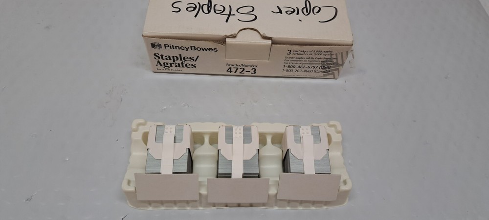 PITNEY BOWES 472-3 STAPLES 5000 COUNT