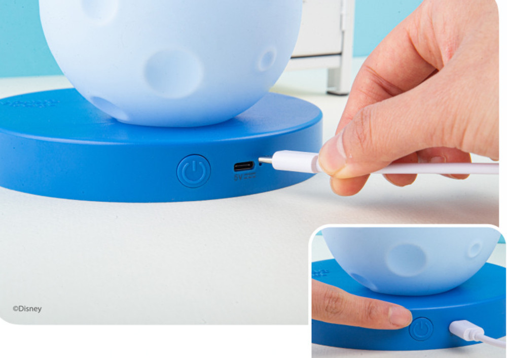 Disney Stitch LED Moon Lamp – Mood Light (3 Level) 🛸