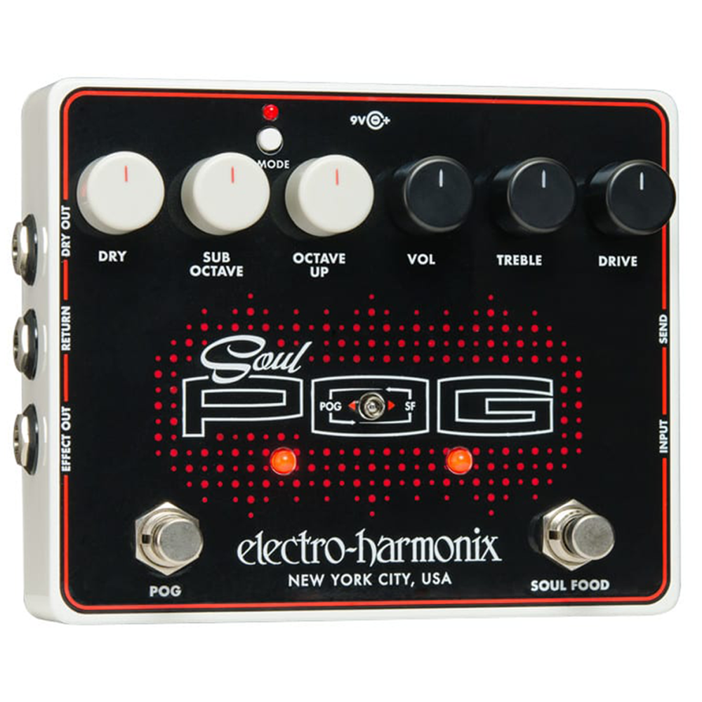 Electro-Harmonix Soul POG - Overdrive & Octave Multi Effect Pedal - New