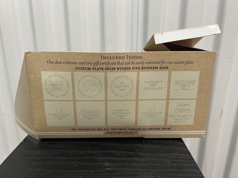 Three Designing Women Designer Embosser. Read