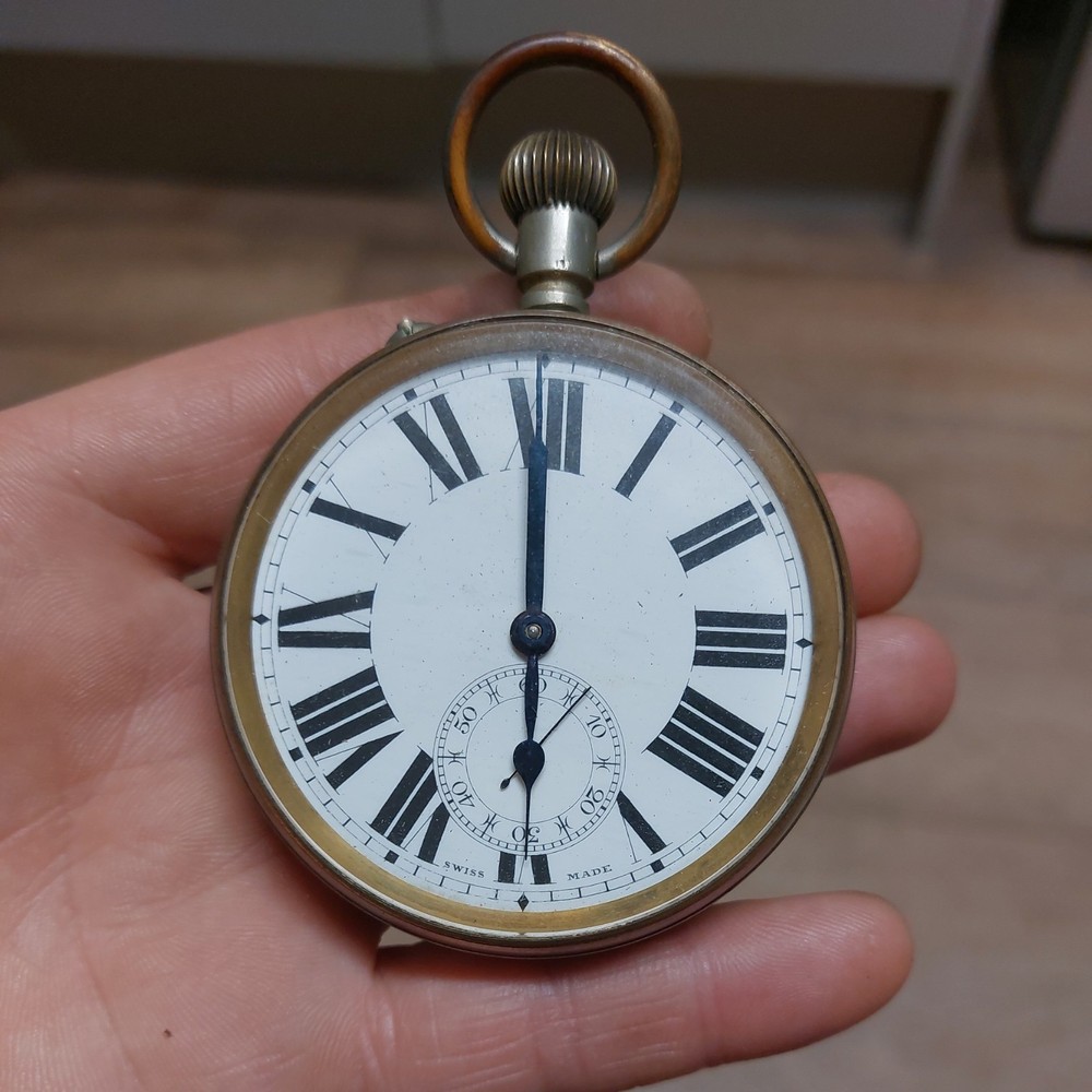 Vintage table clock Swiss Made