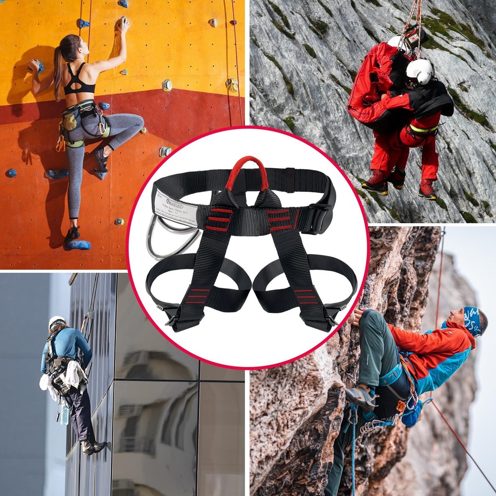 Adjustable Thickness Climbing Harness,CE Certification Wider Half Body Harness