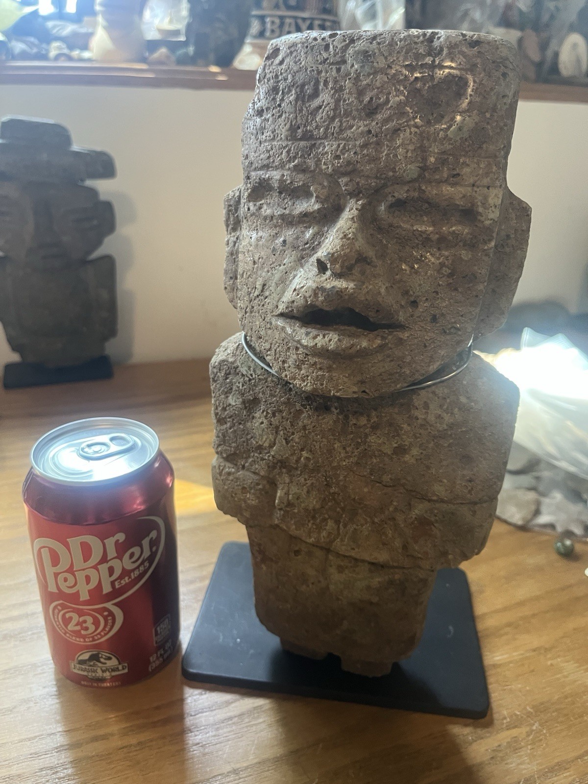 Massive Olmec 11” Stone Figure PreColumbian Ancient Artifact Teotihuacan Mayan