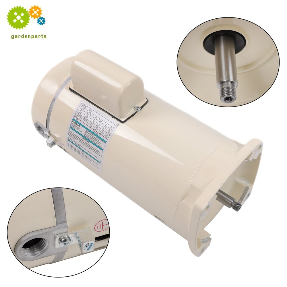 1.5HP Pool Pump Motor Solid Replacement 071315S 355012S 56Y Square Frame Flange
