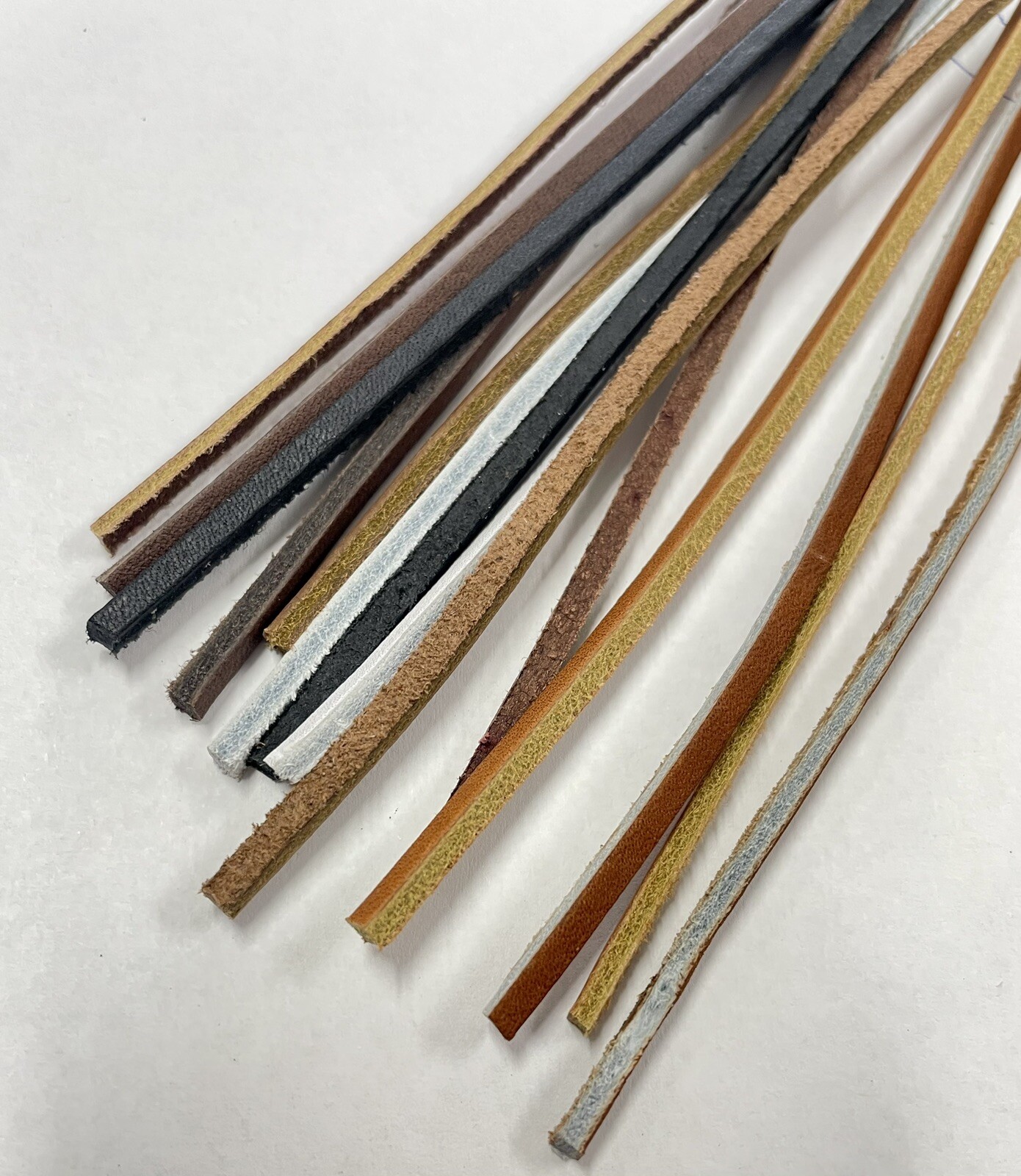 LEATHER LACES - 1/8" X 72" Rawhide Shoe Lace String Shoelace Bootlace Cord