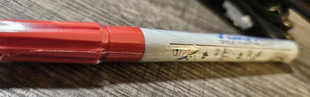 MARKAL FINE LINE PRO-LINE MARKER RED