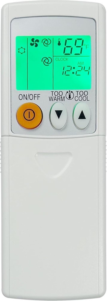 Replacement Remote Control for Mitsubishi Electric Mr Slim Same with remote
