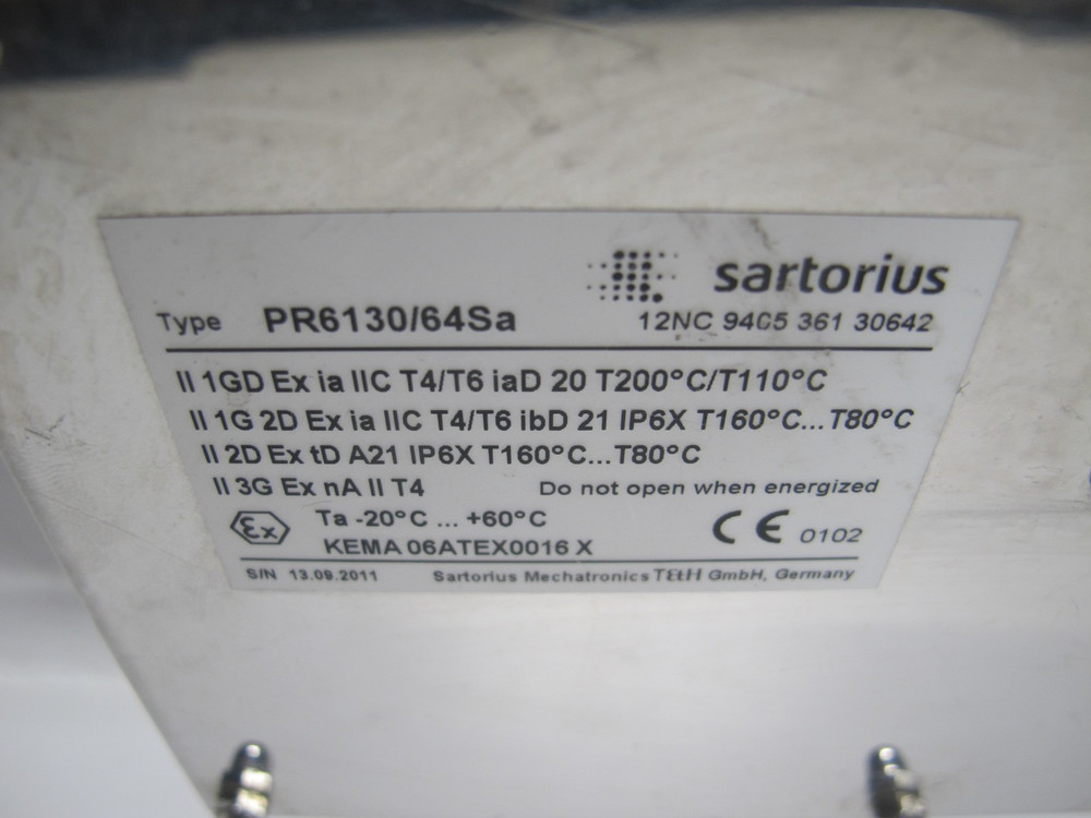 Sartorius PR6130/64Sa Sensor Mechatronics Platform Scale Base Box
