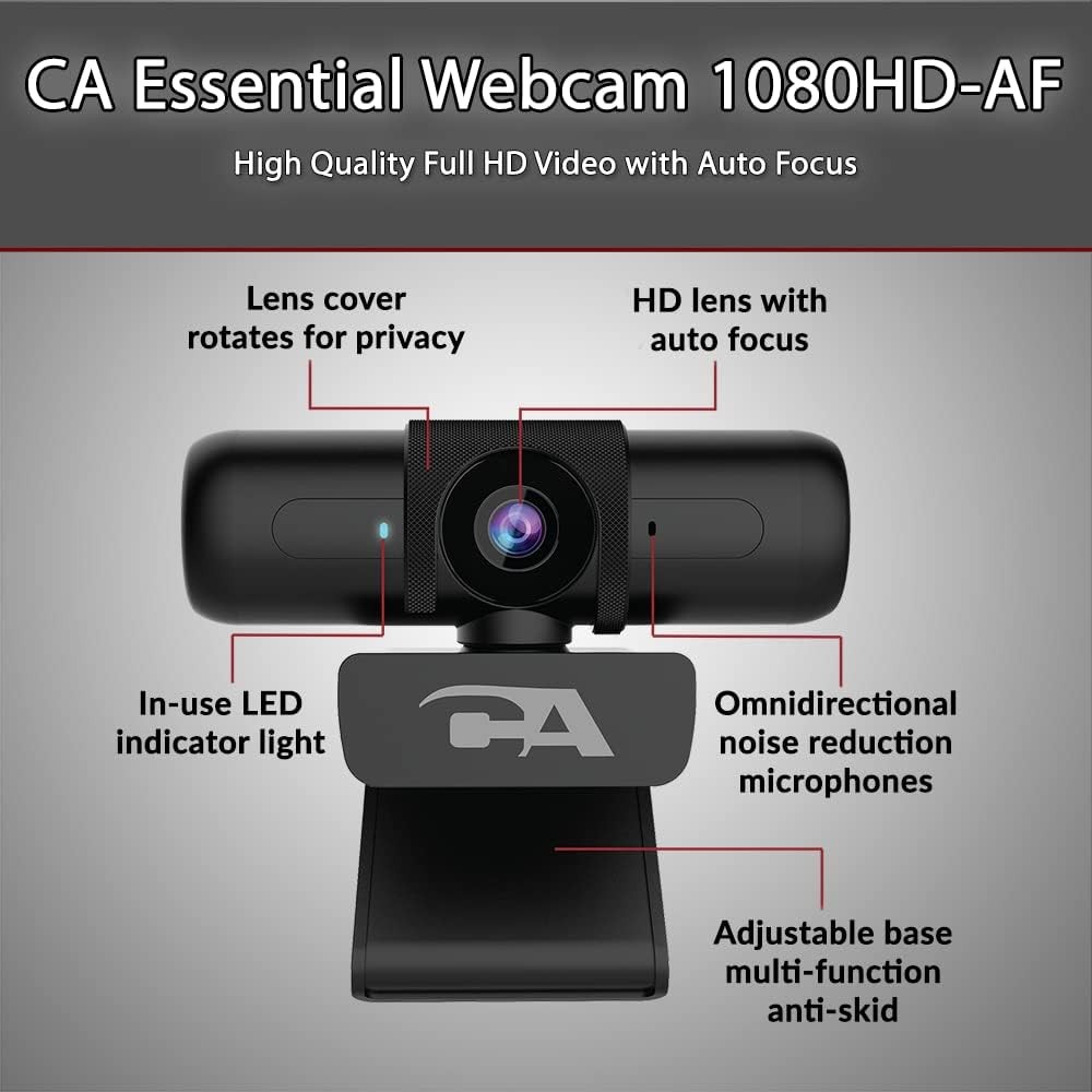 Cyber Acoustics WC2000 Webcam - 2 Megapixel - 30 fps - USB