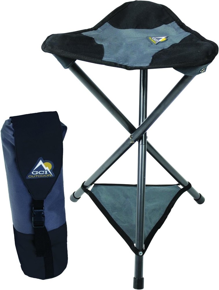 PackSeat Foldable Camping Stool with Anti-Splay Design for Stability
