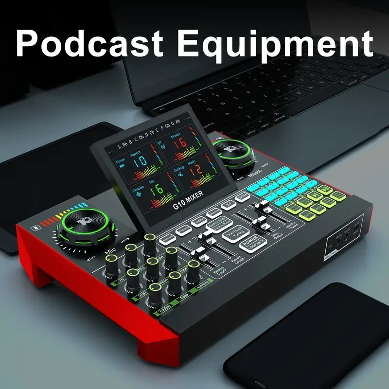 Audio Mixer - Multi-Function DJ Controller & Karaoke System for podcast