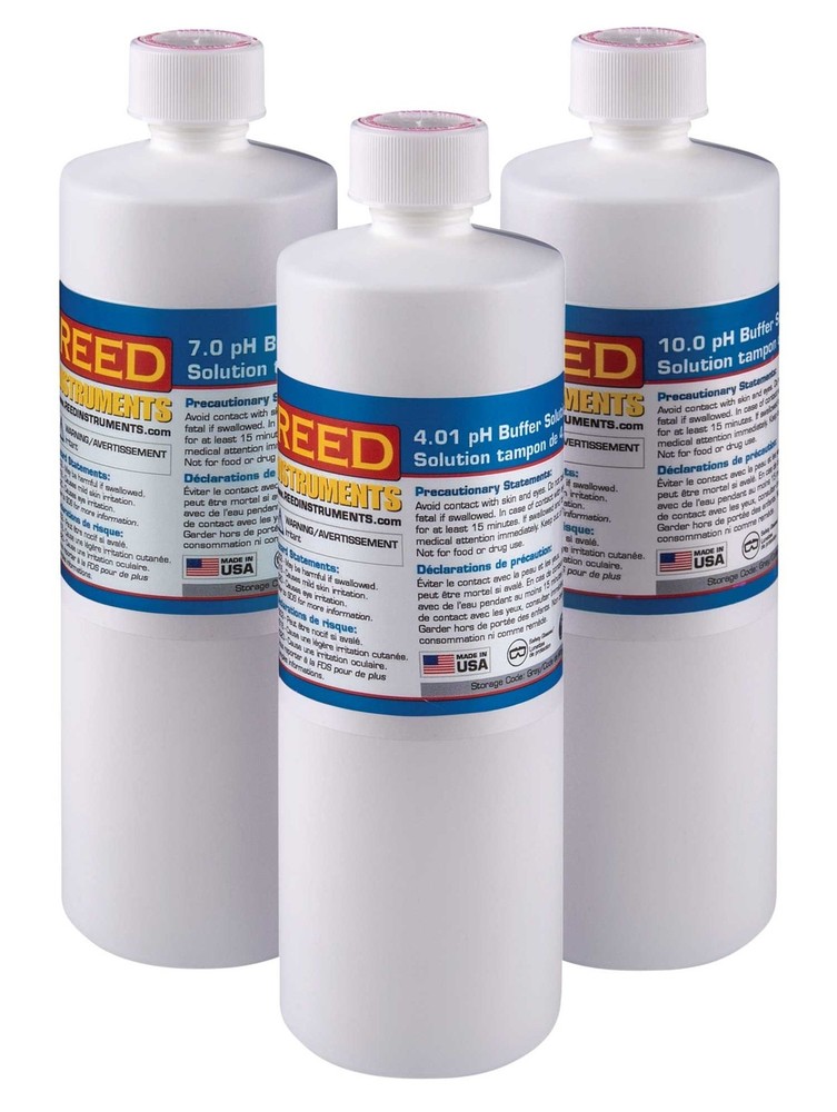 REED Instruments R1400-KIT pH Buffer Solution Kit, 4.01, 7.00 and 10.00 pH