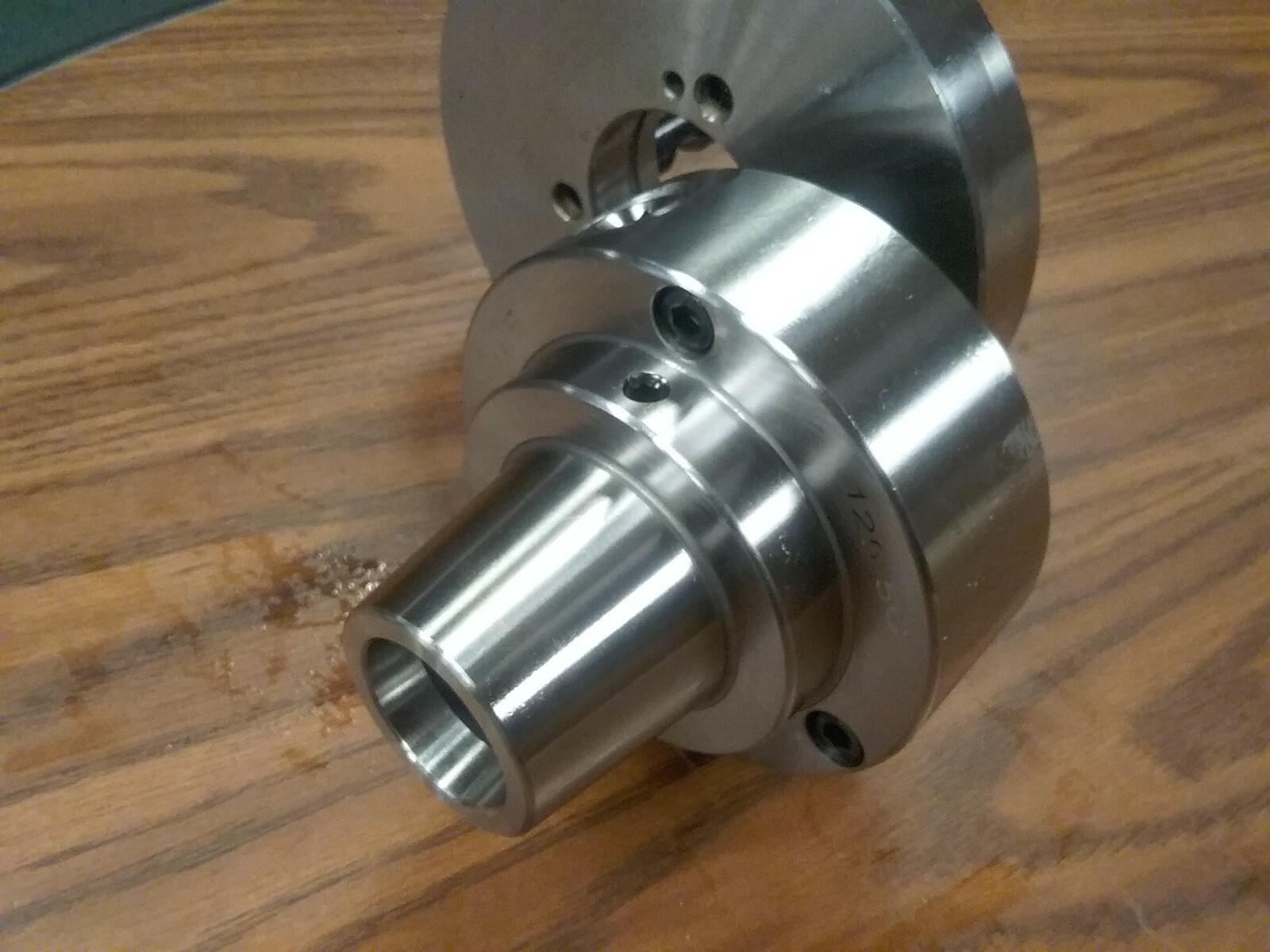 5C Collet Chuck with D1-3 semi-finished adapter plate,Chuck Dia. 5" #5C-05F0
